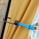 Maxbell 5 Pcs Bungee Hook Tie - Tarpaulin Elastic Stretch Cord Straps with Hook 6mm