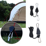 Maxbell Guy Line Runner Camping Tent Awning Rope Pulley Ratchet Hangers Tensioner S