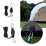 Maxbell Guy Line Runner Camping Tent Awning Rope Pulley Ratchet Hangers Tensioner S