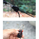 Maxbell Guy Line Runner Camping Tent Awning Rope Pulley Ratchet Hangers Tensioner S