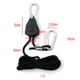 Maxbell Guy Line Runner Camping Tent Awning Rope Pulley Ratchet Hangers Tensioner S