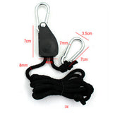 Maxbell Guy Line Runner Camping Tent Awning Rope Pulley Ratchet Hangers Tensioner L