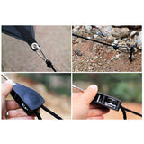 Maxbell Guy Line Runner Camping Tent Awning Rope Pulley Ratchet Hangers Tensioner L