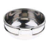 Max Folding Compact Stainless Steel Cooking Mess Tins Camping Food Holiday 500ml