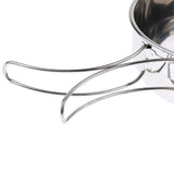 Max Folding Compact Stainless Steel Cooking Mess Tins Camping Food Holiday 500ml