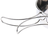 Max Folding Compact Stainless Steel Cooking Mess Tins Camping Food Holiday 500ml