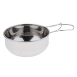 Max Folding Compact Stainless Steel Cooking Mess Tins Camping Food Holiday 700ml