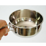 Max Folding Compact Stainless Steel Cooking Mess Tins Camping Food Holiday 700ml