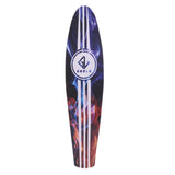 Maxbell Pro 22inch Fish Board Sandpaper Skateboard Griptape Deck Sticker Flame