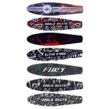 Maxbell Pro 22inch Fish Board Sandpaper Skateboard Griptape Deck Sticker Flame