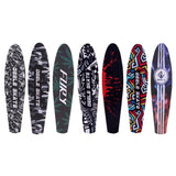 Maxbell Pro 22inch Fish Board Sandpaper Skateboard Griptape Deck Sticker Flame