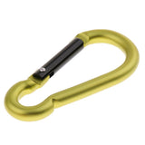 Maxbell Aluminum Alloy Carabiner Gourd Shape Spring Buckle Hook Clip Matt green