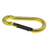 Maxbell Aluminum Alloy Carabiner Gourd Shape Spring Buckle Hook Clip Matt green