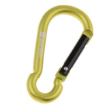 Maxbell Aluminum Alloy Carabiner Gourd Shape Spring Buckle Hook Clip Matt green
