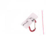 Maxbell Mini Aluminum Alloy Carabiner Outdoor D Shape Quickdraw Frosted red