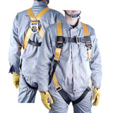 Maxbell 22KN Polyester Rock Climbing Mountaineering Full Body Safety Harness 1 Mount