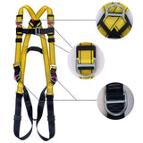 Maxbell 22KN Polyester Rock Climbing Mountaineering Full Body Safety Harness 5 Mount