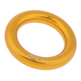 Maxbell 25KN Rock Climbing Rescue Rappel Ring Bail-Out Connector O Ring Gold L