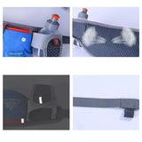 Maxbell Outdoor Sports Waist Bag Fanny Pack with 2 kettles for Running Walk blue