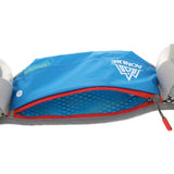 Maxbell Outdoor Sports Waist Bag Fanny Pack with 2 kettles for Running Walk blue