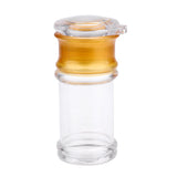 Maxbell Clear Seasoning Jars Oil Dispenser Bottle, Spice Jars, Sugar Salt Bottle Big Gold-Oil Bottle