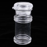 Maxbell Clear Seasoning Jars Oil Dispenser Bottle, Spice Jars, Sugar Salt Bottle Middle White-Oil Bottle
