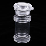 Maxbell Clear Seasoning Jars Oil Dispenser Bottle, Spice Jars, Sugar Salt Bottle Middle White-Oil Bottle