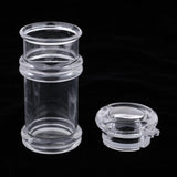 Maxbell Clear Seasoning Jars Oil Dispenser Bottle, Spice Jars, Sugar Salt Bottle Middle White-Oil Bottle