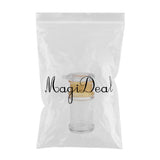 Maxbell Clear Seasoning Jars Oil Dispenser Bottle, Spice Jars, Sugar Salt Bottle Middle Gold-Oil Bottle