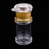 Maxbell Clear Seasoning Jars Oil Dispenser Bottle, Spice Jars, Sugar Salt Bottle Middle Gold-Oil Bottle