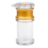 Maxbell Clear Seasoning Jars Oil Dispenser Bottle, Spice Jars, Sugar Salt Bottle Middle Gold-Oil Bottle