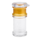 Maxbell Clear Seasoning Jars Oil Dispenser Bottle, Spice Jars, Sugar Salt Bottle Middle Gold-Oil Bottle