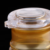 Maxbell Clear Seasoning Jars Oil Dispenser Bottle, Spice Jars, Sugar Salt Bottle Middle Gold-Oil Bottle