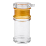 Maxbell Clear Seasoning Jars Oil Dispenser Bottle, Spice Jars, Sugar Salt Bottle Middle Gold-Oil Bottle