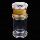 Maxbell Clear Seasoning Jars Oil Dispenser Bottle, Spice Jars, Sugar Salt Bottle Middle Gold-Oil Bottle