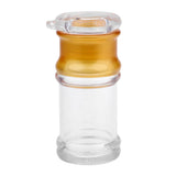 Maxbell Clear Seasoning Jars Oil Dispenser Bottle, Spice Jars, Sugar Salt Bottle Small Gold-Oil Bottle