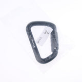 Maxbell 28KN Aluminum Climbing Mountaineering D Type Carabiner Black Auto Lock