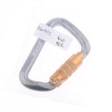 Maxbell 28KN Aluminum Climbing Mountaineering D Type Carabiner Gray Auto Lock