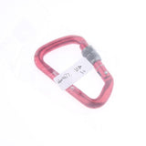 Maxbell 28KN Aluminum Climbing Mountaineering D Type Carabiner Red Screw Lock
