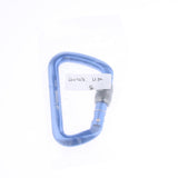 Maxbell 28KN Aluminum Climbing Mountaineering D Type Carabiner Blue Screw Lock