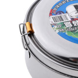 Maxbell Stainless Steel Lunch Box Bento Food Storage Containers Case 14cm Single Layer