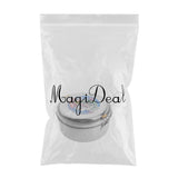 Maxbell Stainless Steel Lunch Box Bento Food Storage Containers Case 14cm Single Layer