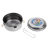 Maxbell Stainless Steel Lunch Box Bento Food Storage Containers Case 14cm Single Layer