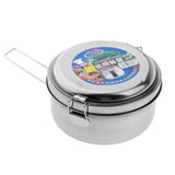 Maxbell Stainless Steel Lunch Box Bento Food Storage Containers Case 16cm Double Layer