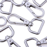 Maxbell 10pcs Swivel Clasps Lanyard Snap Hook Lobster Claw Clasp and Keychain Rings 20mm