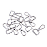 Maxbell 10pcs Swivel Clasps Lanyard Snap Hook Lobster Claw Clasp and Keychain Rings 20mm