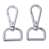 Maxbell 10pcs Swivel Clasps Lanyard Snap Hook Lobster Claw Clasp and Keychain Rings 20mm