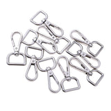 Maxbell 10pcs Swivel Clasps Lanyard Snap Hook Lobster Claw Clasp and Keychain Rings 20mm