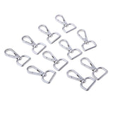 Maxbell 10pcs Swivel Clasps Lanyard Snap Hook Lobster Claw Clasp and Keychain Rings 20mm