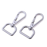 Maxbell 10pcs Swivel Clasps Lanyard Snap Hook Lobster Claw Clasp and Keychain Rings 20mm